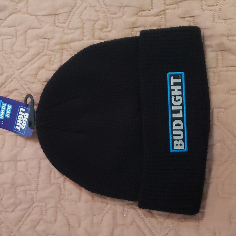 Bud Light Black Beanie